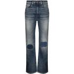 Reduzierte Indigofarbene R13 Straight Leg Jeans mit Reißverschluss aus Baumwollmischung für Herren 
