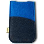 Blaue Vegane Nachhaltige Fairphone 4 Hüllen Art: Bumper Cases aus Filz mit Schutzfolie für Damen 