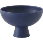 Reduzierte Blaue Minimalistische Obstschalen & Obstschüsseln aus Keramik 