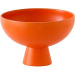 Orange Skandinavische Obstschalen & Obstschüsseln aus Keramik lebensmittelecht 