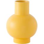 Gelbe Minimalistische Vasen & Blumenvasen aus Keramik 