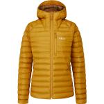 Rab Damen Microlight Alpine Jacke (Größe XS, gelb)