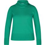 Smaragdgrüne Unifarbene Elegante Rollkragen Rollkragenpullover für Damen Größe L 