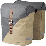 Racktime HEDA 2.0 Gepäckträger-Doppeltasche mit Snapit-Adapter 2x12L sand/grau