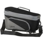 Racktime Talis Plus Gepäckträgertasche, 8+7 Liter, schwarz/grau