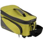 Limettengrüne Racktime Talis Gepäckträgertaschen 7l mit Reißverschluss klappbar 