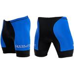 Radhose Herren Shorts Kurze Sporthose Sport Cool Atmungsaktiv Radical Cross PRO (Blau/Schwarz, XL)
