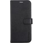 Schwarze Elegante Vegane iPhone Hüllen Art: Flip Cases aus Leder mit RFID-Schutz 