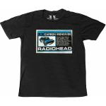 Radiohead 'Carbon Patch' (Schwarz) T-Shirt - NEU & OFFIZIELL