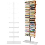 Radius Booksbaum Bücherregal groß weiß/pulverbeschichtet/BxHxT 39x170,5x12cm/16 Fächer weiß BxHxT 39x170,5x12cm