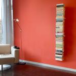 Radius Design - Bücherregal Booksbaum Wand 2/groß/silber