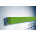 Reduzierte Grüne Radius Design Wandgarderoben Design pulverbeschichtet aus Stahl Breite 50-100cm, Höhe 0-50cm, Tiefe 0-50cm 
