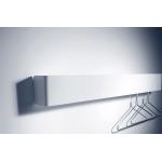 Reduzierte Weiße Radius Design Wandgarderoben Design pulverbeschichtet aus Stahl Breite 50-100cm, Höhe 0-50cm, Tiefe 0-50cm 