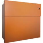 Reduzierte Orange Radius Design Letterman Briefkästen & Postkästen aus Metall 