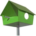 Grüne Radius Design Vogelhäuser aus Metall 