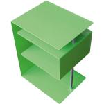 Grüne Moderne Radius Design Beistelltische & Ablagetische pulverbeschichtet aus Acrylglas klappbar Breite 0-50cm, Höhe 0-50cm, Tiefe 0-50cm 