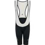 Radlerhosen Mens Core Bike Panel Bib Shorts in BLACK/WHITE