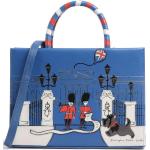 Reduzierte Royalblaue Motiv Radley Lederhandtaschen aus Leder für Damen 