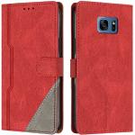 Rote Elegante Samsung Galaxy S7 Edge Cases Art: Flip Cases mit Bildern klappbar 