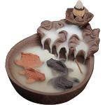 Reduzierte Braune Romantische Räuchergefäße mit Tiermotiv aus Keramik 