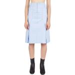 Reduzierte Blaue Raf Simons Midi High Waist Röcke & Taillenröcke mit Reißverschluss aus Baumwolle Handwäsche für Damen 