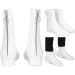 RAF SIMONS Stiefel 2001-2 HIGH White Zip-Up Ankle Boots Stiefel Schuhe Shoes 39