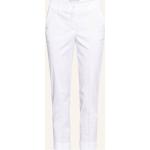 Weiße Raffaello Rossi Stoffhosen mit Reißverschluss aus Baumwolle für Damen Größe S 
