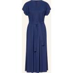 Blaue Raffaello Rossi V-Ausschnitt Kleider A-Linie aus Polyamid für Damen Größe S 