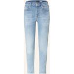 Hellblaue Raffaello Rossi Skinny Jeans aus Baumwolle für Damen Größe S 
