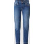 Reduzierte Blaue Raffaello Rossi Slim Fit Jeans mit Reißverschluss aus Baumwollmischung enganliegend für Damen Größe XS 