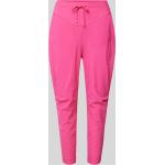 Pinke Unifarbene Raffaello Rossi Gira Stoffhosen aus Polyamid für Damen Größe L 