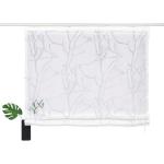 Reduzierte Weiße Motiv Moderne My Home Raffrollos mit Klettband transparent 