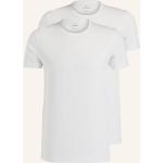 Weiße RAGMAN T-Shirts aus Baumwolle für Herren Übergrößen 2-teilig 