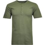 Olivgrüne Kurzärmelige RAGMAN Rundhals-Ausschnitt T-Shirts für Damen Größe 3 XL 