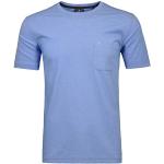 Reduzierte Blaue Unifarbene RAGMAN T-Shirts aus Baumwollmischung für Herren Größe XXL 