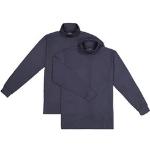Marineblaue Casual Langärmelige RAGMAN Rollkragenshirts für Herren Größe 3 XL für den für den Frühling 