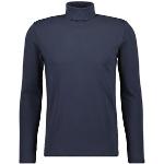 Marineblaue Langärmelige RAGMAN Rollkragenshirts aus Jersey für Herren Größe 3 XL 