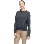 Dunkelgraue Casual RAGWEAR Nachhaltige Damensweatshirts aus Kunstleder Größe XL 