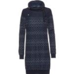 Marineblaue Langärmelige RAGWEAR Nachhaltige Winterkleider für Damen Größe XS 