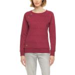 Reduzierte Bordeauxrote Unifarbene RAGWEAR Vegane Nachhaltige Damensweatshirts Größe L für den für den Herbst 
