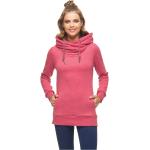 Korallenrote Elegante RAGWEAR Nachhaltige Damensweatshirts aus Baumwollmischung Größe XL 