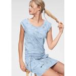 Reduzierte Hellblaue Sportliche RAGWEAR Nachhaltige Jerseykleider aus Jersey für Damen Größe XS 