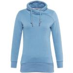 Reduzierte Hellblaue Unifarbene Langärmelige RAGWEAR Nachhaltige Damensweatshirts Größe L für den für den Herbst 