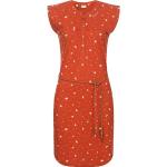 Ragwear Sommerkleid »Zofka Dress Organic« leichtes Jersey Kleid mit sommerlichem Print, braun, terra