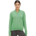Mintgrüne Unifarbene Casual Langärmelige RAGWEAR Nachhaltige Damensweatshirts mit Reißverschluss mit Kapuze Größe L 