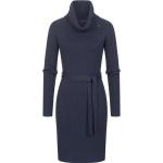 Marineblaue Langärmelige Sweatkleider für Damen Größe XXL für den für den Winter 