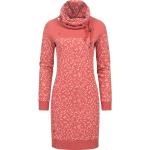 Rote Langärmelige Sweatkleider für Damen Größe 4 XL für den für den Winter 