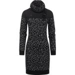 Schwarze Langärmelige Sweatkleider für Damen Größe XL für den für den Winter 