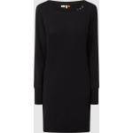 Schwarze RAGWEAR Sweatkleider aus Baumwollmischung für Damen Größe S 