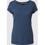 Marineblaue RAGWEAR Nachhaltige T-Shirts für Damen Größe L 